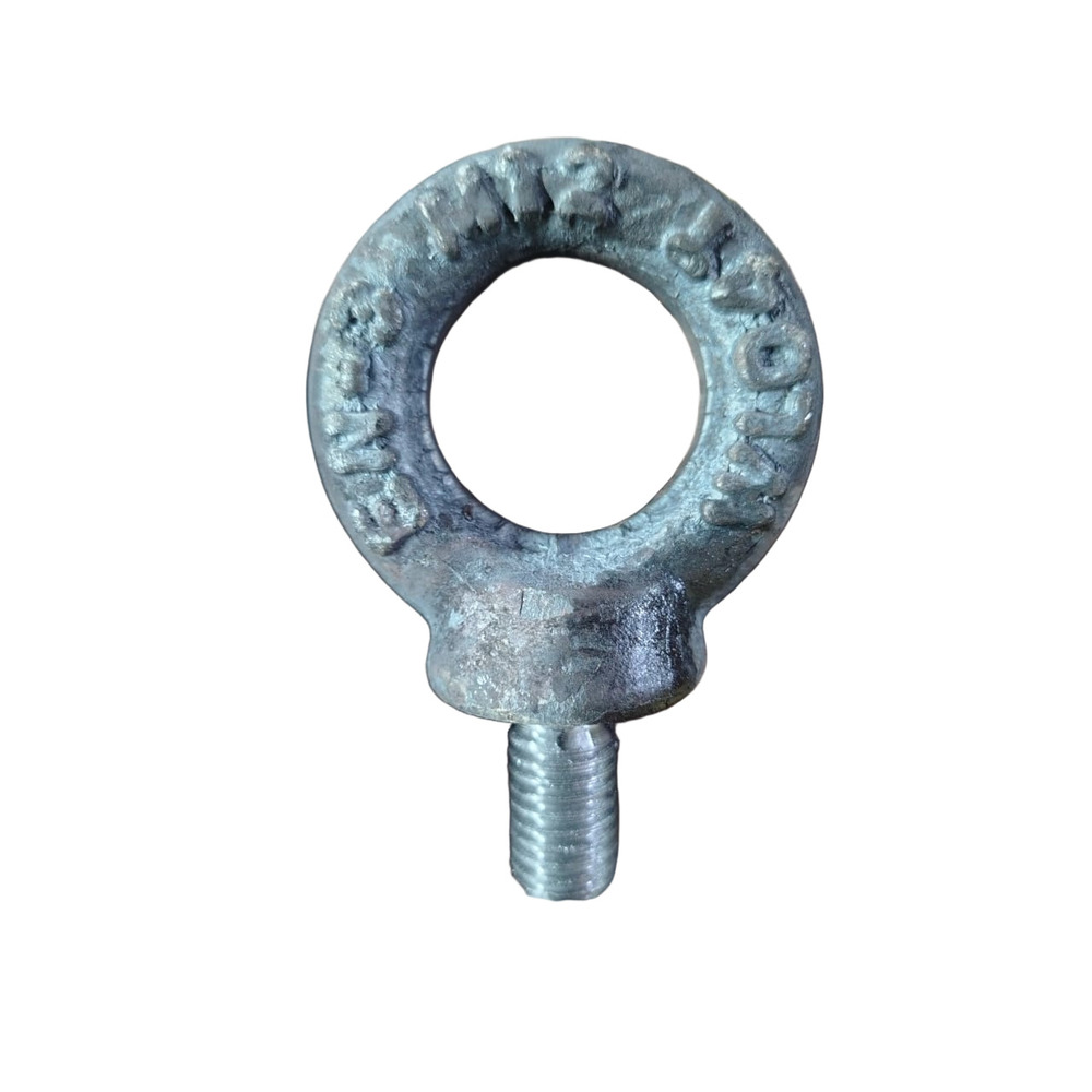 M12 Full Number Mark Eye Bolt - Color: Silver
