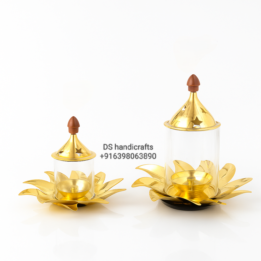 Borosil Brass Kamal Akhand Diya