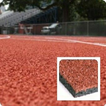 Track And Field Flooring - Color: Brown