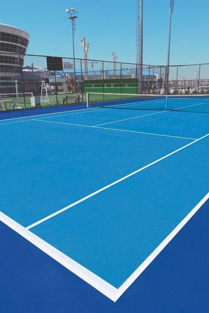 Tennis Court Flooring - Color: Blue