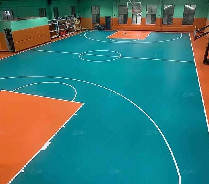 Tennis court flooring