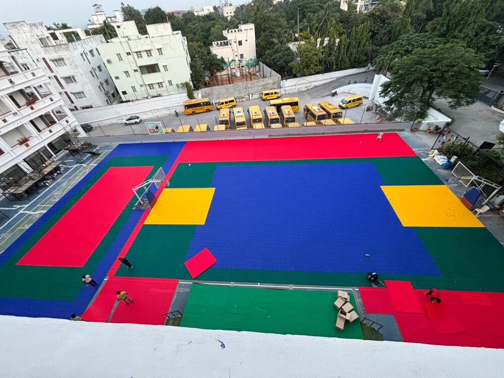 Pp Tiles Interlocking System - Color: Reds / Pinks