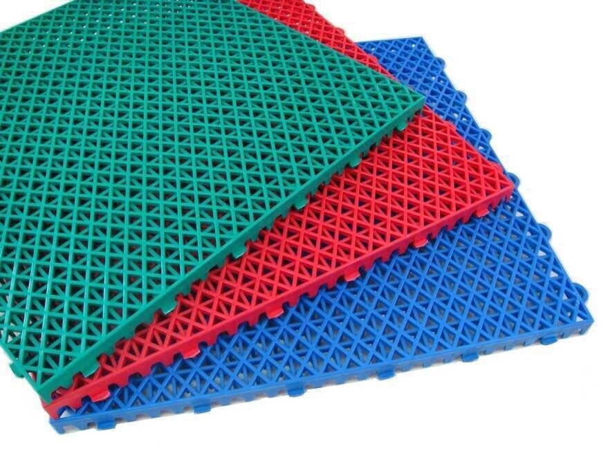 PP tiles interlocking system