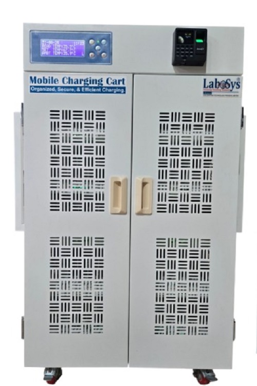 Luxmed Laptop Secure Charging Cart - Dimension (l*w*h): 10*60*60  Centimeter (cm)