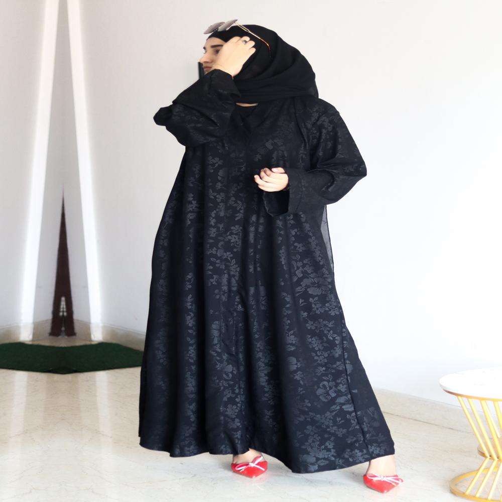 Printed Abaya For Women Elegant Modest Wear Burqa Islamic Stylish Dubai Abaya