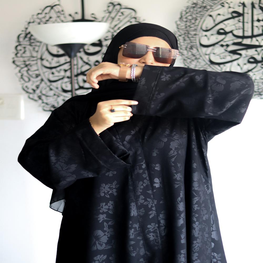 Printed Abaya For Women Elegant Modest Wear Burqa Islamic Stylish Dubai Abaya