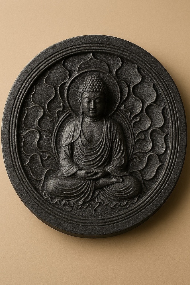 Buddha Statue Wall Art - Design Type: Traditional