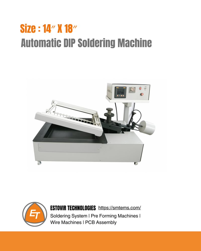 Automatic Dip Soldering Machine 14 X 18 Inch - Country Of Origin: India