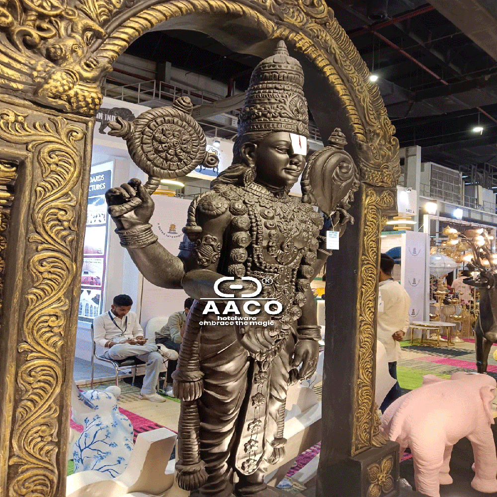 Stone-Tirupati-Balaji-Statue,-Temple At - Features: Good Quality
