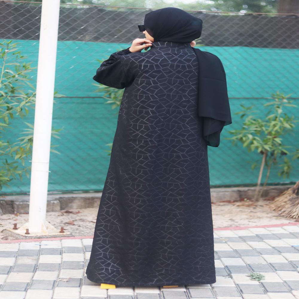 Printed Abaya For Women Elegant Modest Wear Burqa Islamic Stylish Dubai Abaya