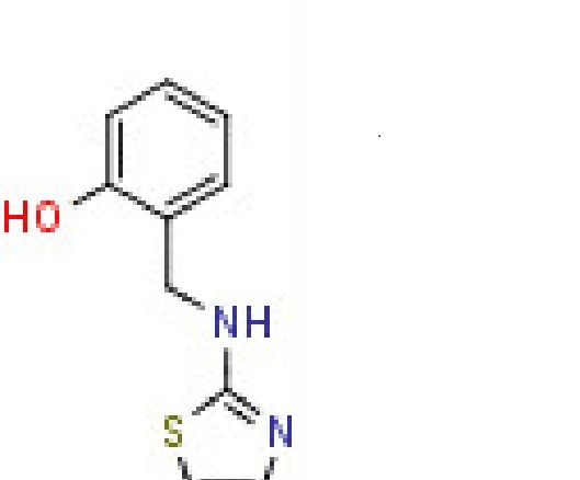 Alpha-(2-thiazolylamino)- o-cresol