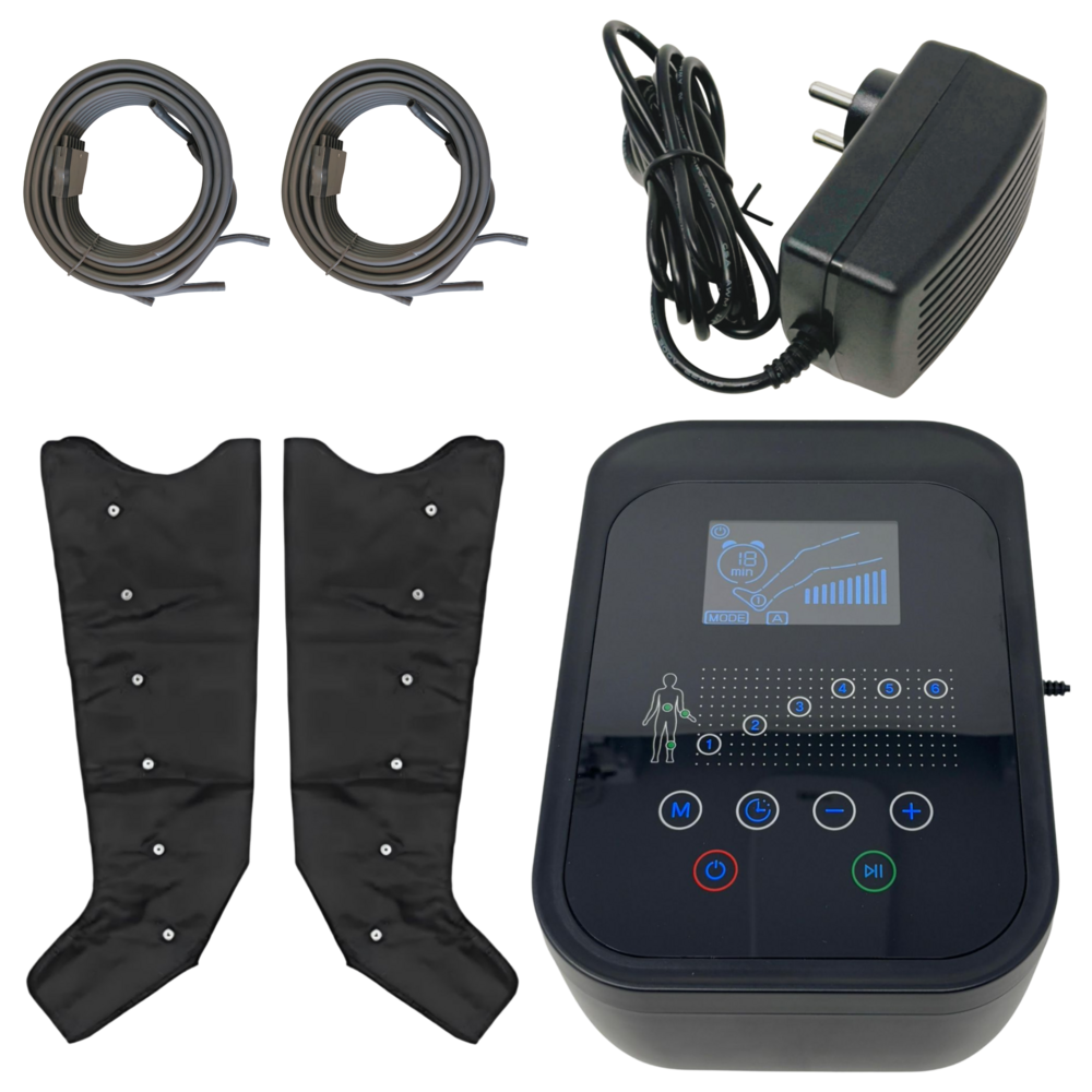 Motorized DVT Compression Pump with Adjustable Pressure Settings