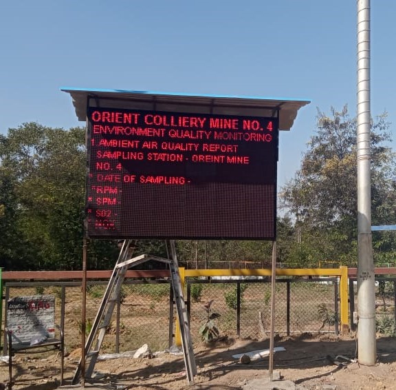 Air Quality Display Board - Material: Ms