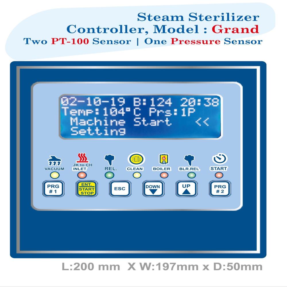 Steam Sterilizer Autoclave Microcontroller - Dimension (L*W*H): 20*19.7*5  Centimeter (Cm)