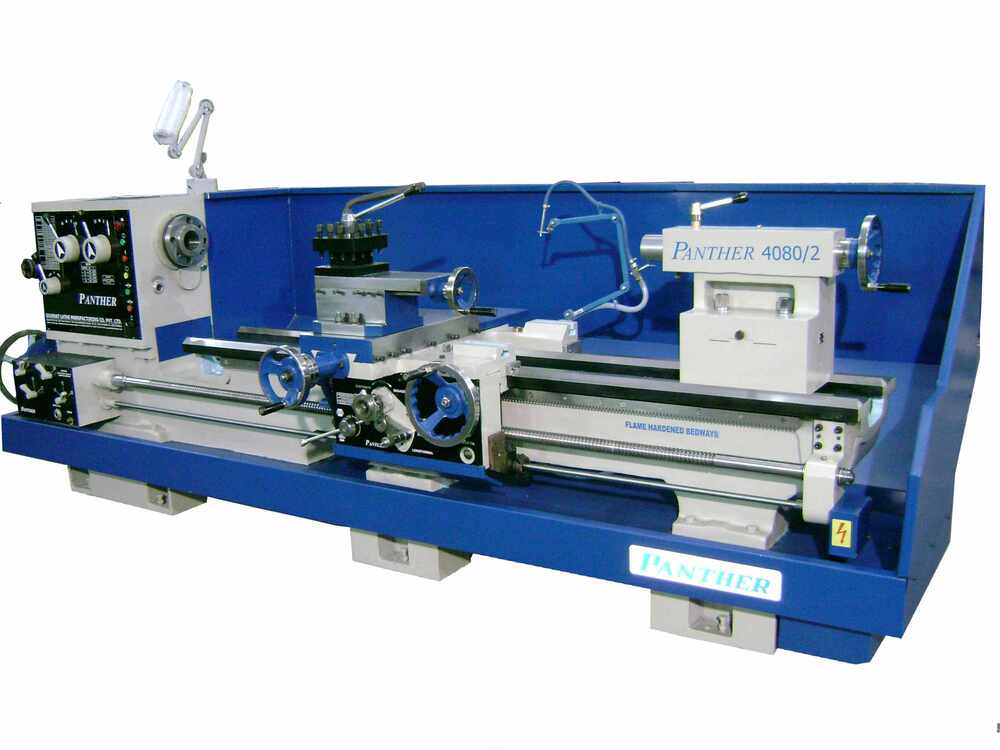 All Geared Lathe Machine - Electric Powered, Semi Automatic Operation | Precision Engineering With Enhanced Productivity