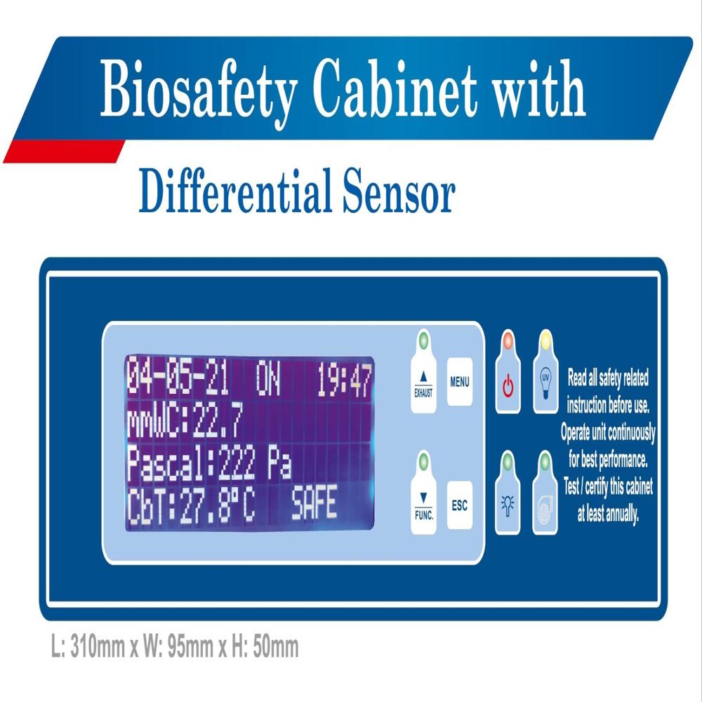 Luxmed Differential Pressure Biosafety Microcontroller - Dimension (L*w*h): 310*95*50 Millimeter (Mm)