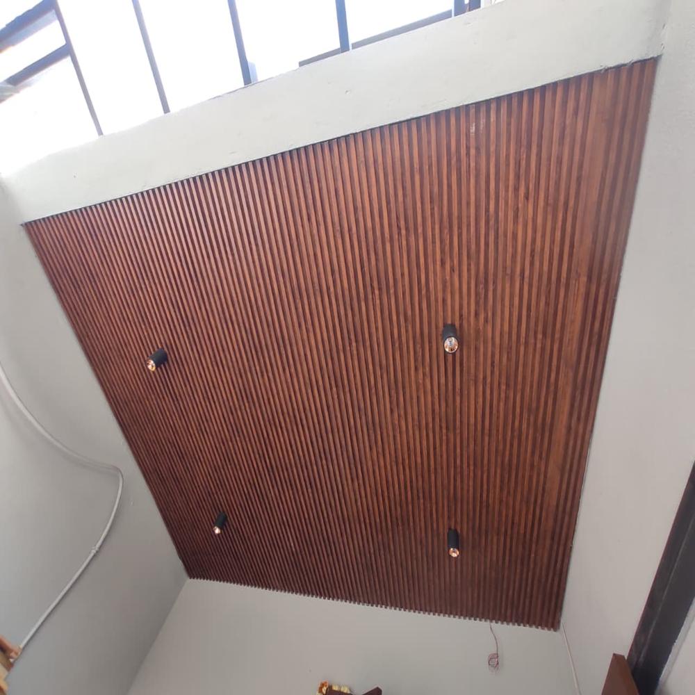 Wpc Louvers Panels For Interior Use - Color: Brown