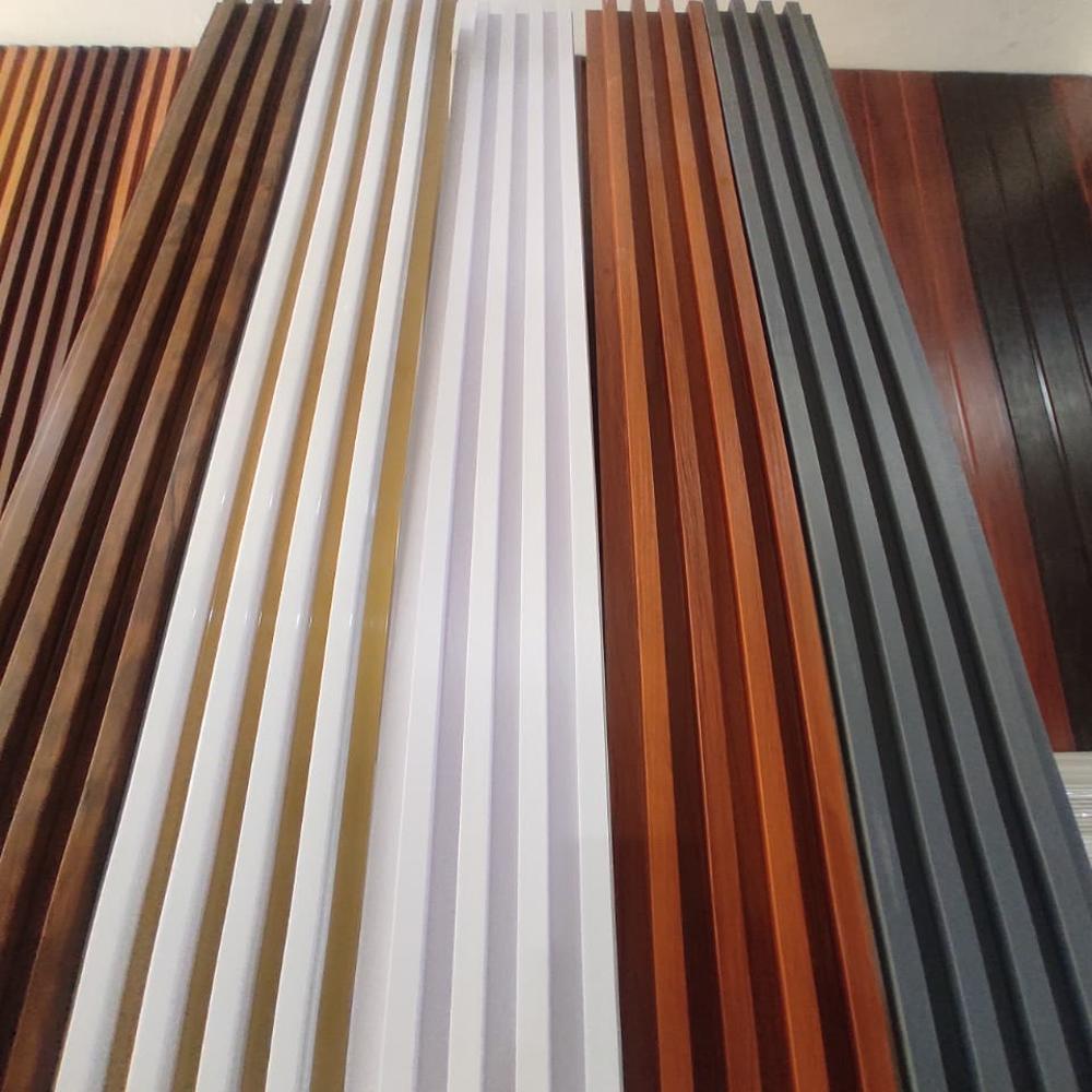 Wpc Louvers Panels For Interior Use - Color: Brown