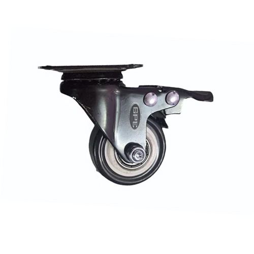 Castor Wheel With Lock - Color: Black