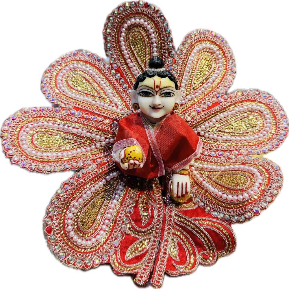 Laddu Gopal Cutwork Special Poshak