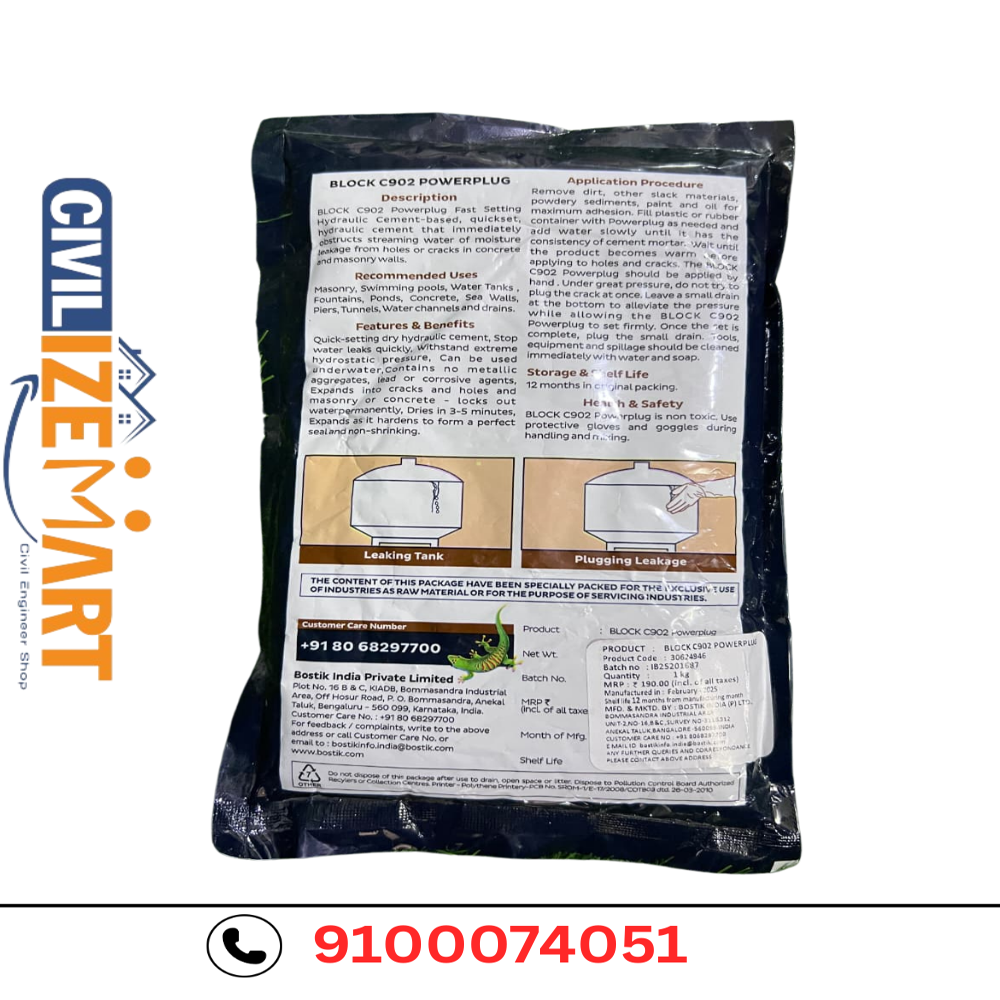 BOSTIK BLOCK C902 PWER PLUG