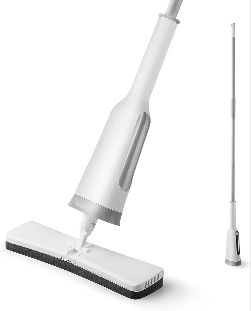 Self Squeezing Butterfly Lazy Mop - Color: Grey