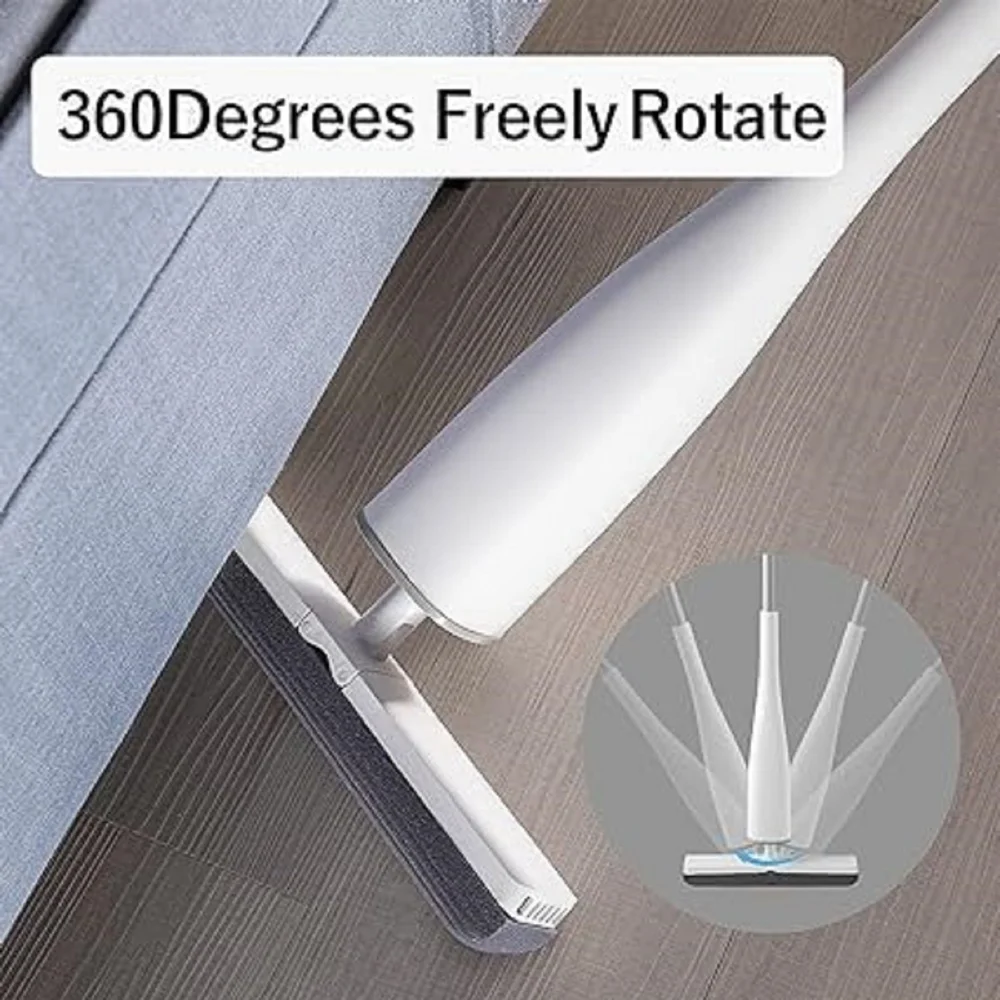 Self Squeezing Butterfly Lazy Mop - Color: Grey