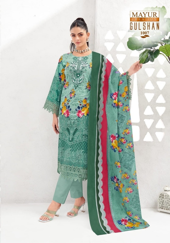 Mayur Gulshan Vol-01  Karachi Dress Material