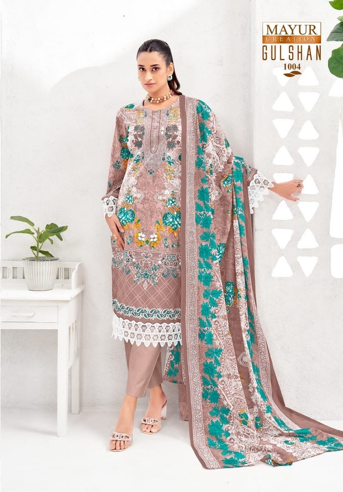 Mayur Gulshan Vol-01  Karachi Dress Material