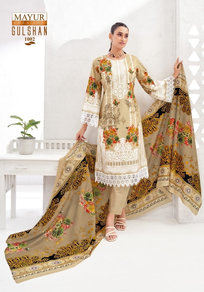 Mayur Gulshan Vol-01  Karachi Dress Material