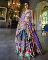 Most Trending NavratriA A  Heavy Flair mirror Lehenga CHOLI