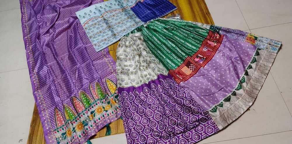 Most Trending Navratri Heavy Flair mirror Lehenga CHOLI