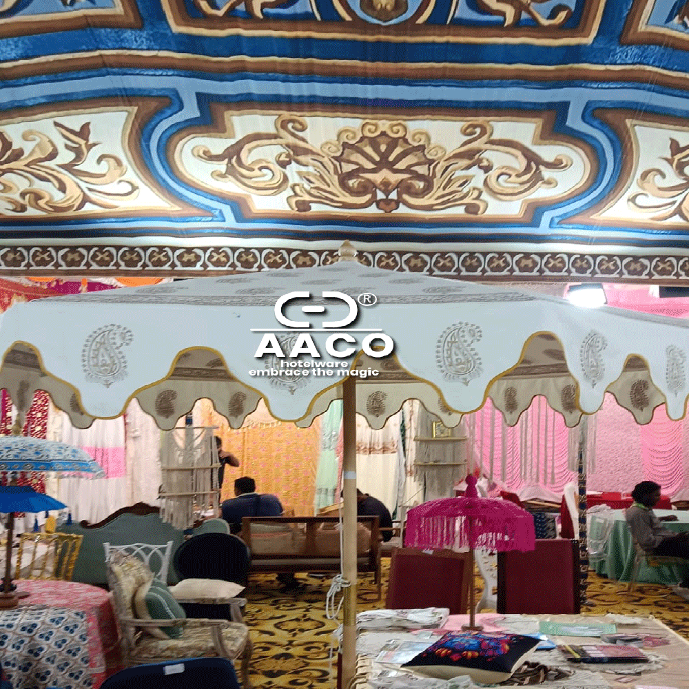 Canvas-mughal-luxury  Shamiyana - Material: Stainless Steel