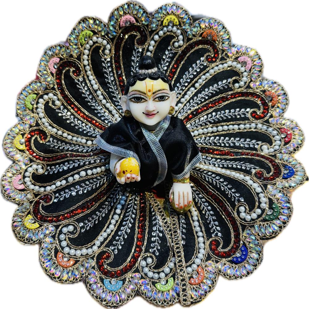 Premium Stone Work Laddu Gopal Ji Poshak