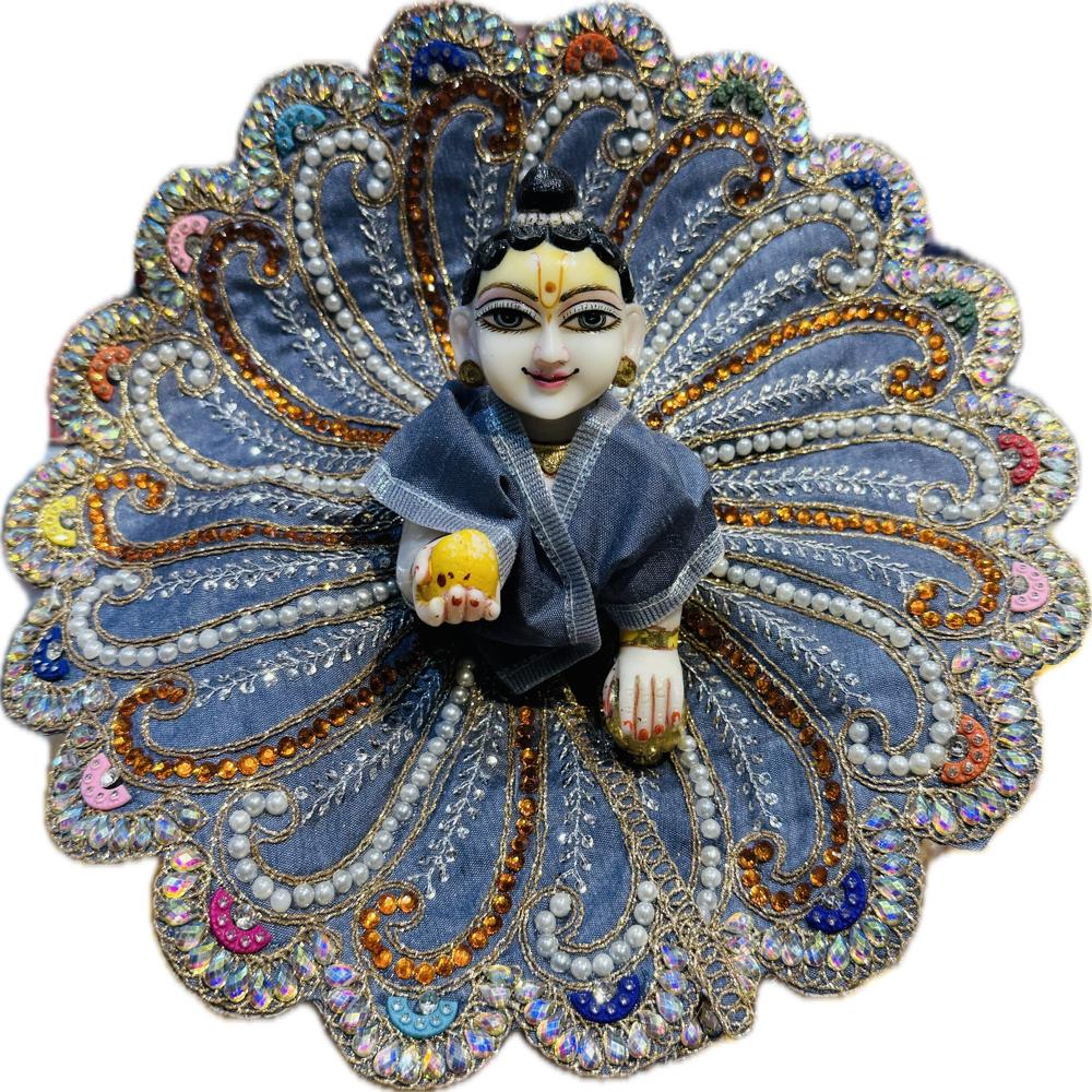 Premium Stone Work Laddu Gopal Ji Poshak - Color: Multicolor