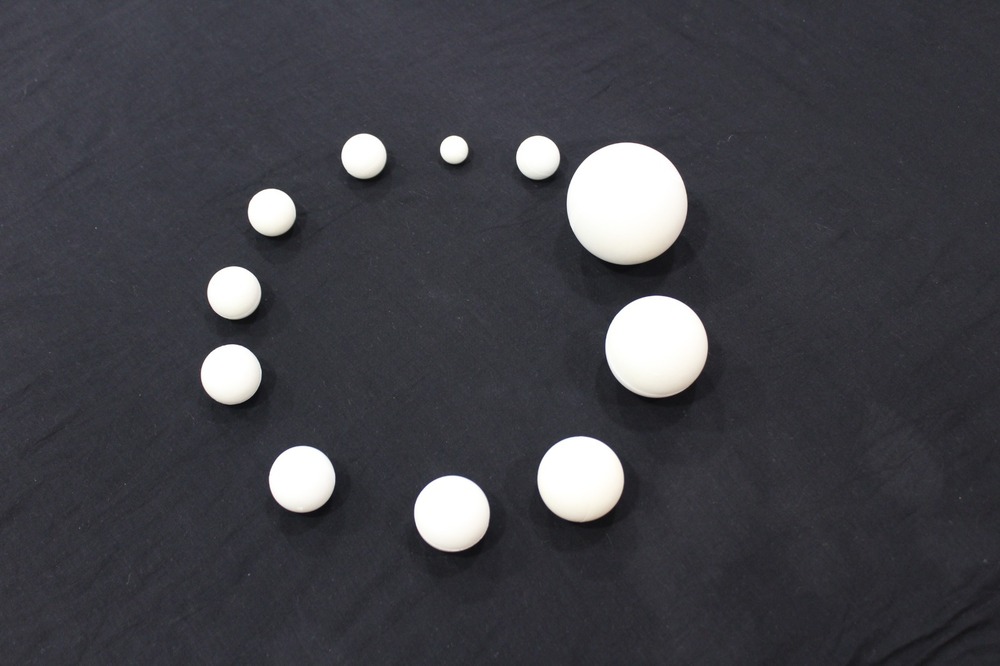 35Mm Silicone Ball For Grain, Seed Or Rice Mills - Color: White