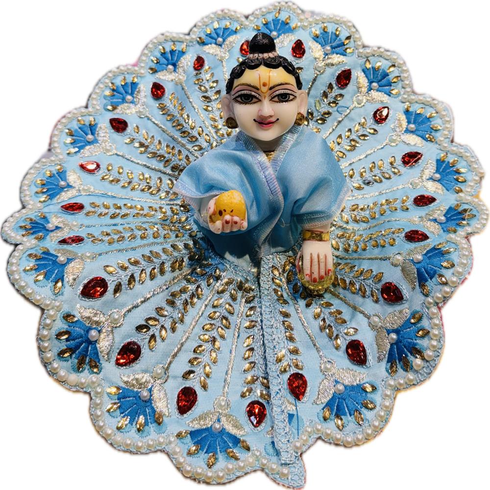 Heavy Dress For Laddu Gopal / Radha Rani (Without Bukram / Fully Washable)