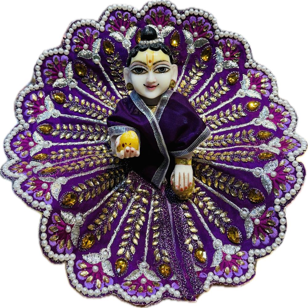 Heavy Dress For Laddu Gopal / Radha Rani (Without Bukram / Fully Washable)