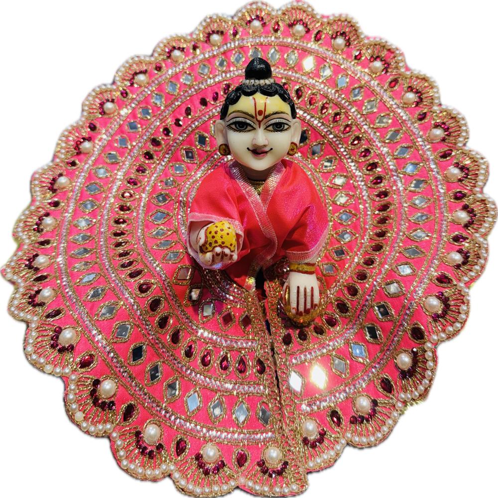 Mirror Work Special Poshak For Gopal Ji - Color: Multicolor