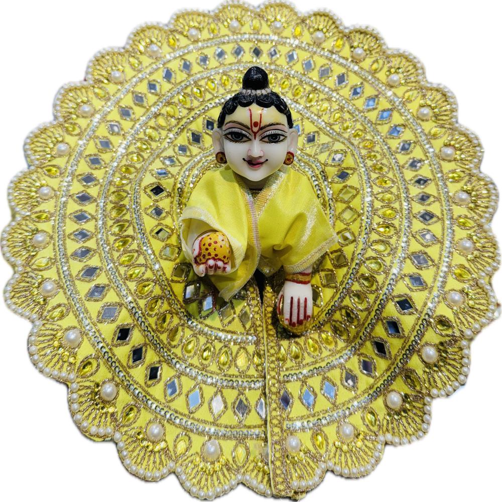 Mirror Work Special Poshak For Gopal Ji - Color: Multicolor