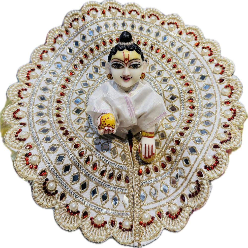 Mirror Work Special Poshak For Gopal Ji - Color: Multicolor