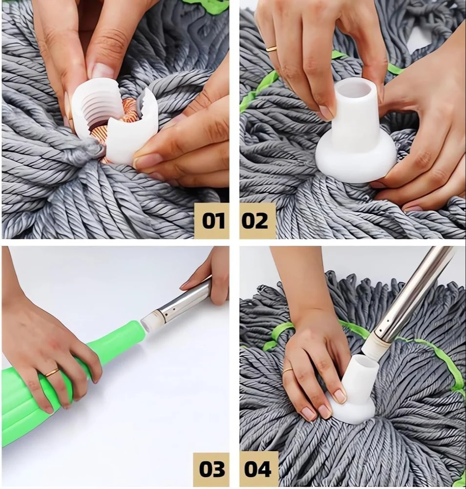 Self Wringing Twist Floor Cleaning Mops - Coating Type: Ceramic