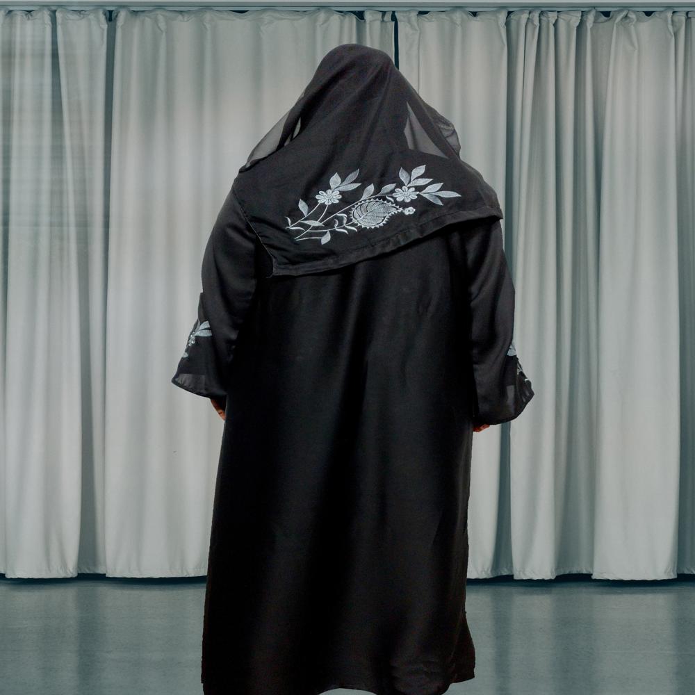 Black Abaya Embroidery Work Burqa For Women Modest Wear Stylish Dubai Abaya