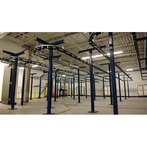 Mild Steel Paint Shop Overhead Conveyor - Features: Rust Proof
