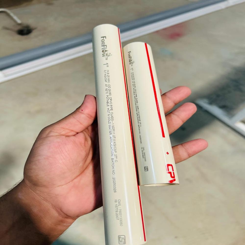 Cpvc Pipe Hot And Cold 1.25 Inch - Application: Domestic Plumbing