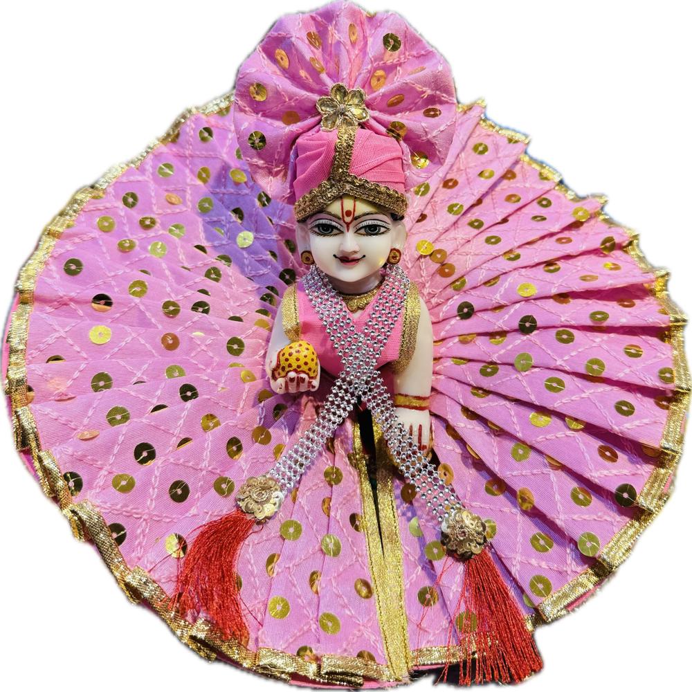 Heavy Poshak With Special Pagri and Patka Mala With box Packing