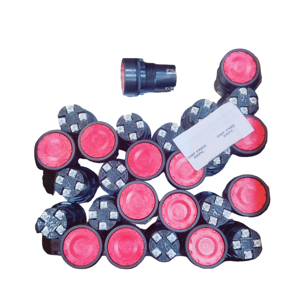 145059 Push Button - Color: Red