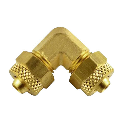 Brass Elbow - Color: Golden