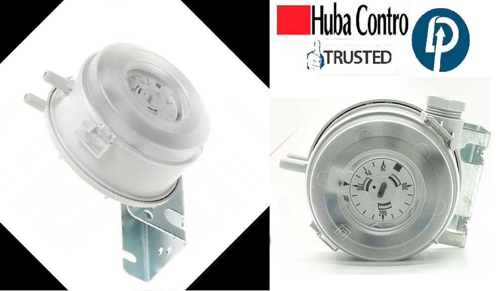 'HUBA CONTROL 604.9010030 DIFFERENTIAL PRESSURE SWITCH 200-300 Pascal'