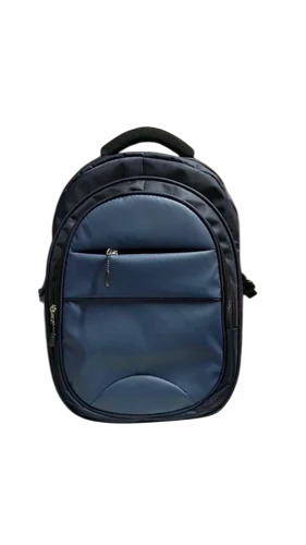 Laptop Backpack Polyester Promotional Bags - Color: Black